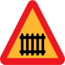 Pictograms road signs fence gate roadsign icon
