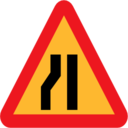 Pictograms road signs roadlayout sign icon