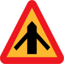 Pictograms road signs roadlayout sign icon