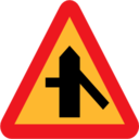 Pictograms road signs roadlayout sign icon