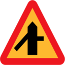 Pictograms road signs roadlayout sign icon