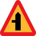 Pictograms road signs roadlayout sign icon