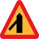 Pictograms road signs roadlayout sign icon