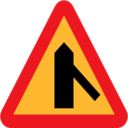 Pictograms road signs roadlayout sign icon