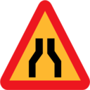 Pictograms road signs roadlayout sign icon