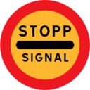 Pictograms road signs stopp signal sign icon