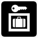 Pictographs baggage lockers inv icon