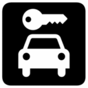 Pictographs car rental inv icon