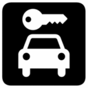 Pictographs car rental inv icon