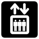 Pictographs elevator inv icon