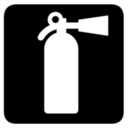 Pictographs fire extinguisher inv icon