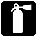 Pictographs fire extinguisher inv icon