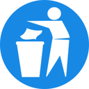 Pictographs keep tidy inside icon