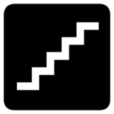 Pictographs stairs inv icon