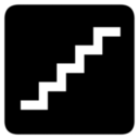 Pictographs stairs inv icon