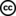 Licenses cc creative commons icon 16x16