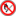 Pictograms prohibition fire icon 16x16