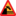 Pictograms road signs dont drive over cliff into the ocean icon 16x16