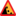 Pictograms road signs falling rocks from the lhs roadsign icon 16x16