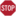 Road sign us stop icon 16x16