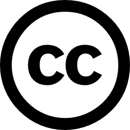 Licenses cc creative commons icon 256x256