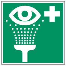 Pictogram din rinse eyes icon 256x256