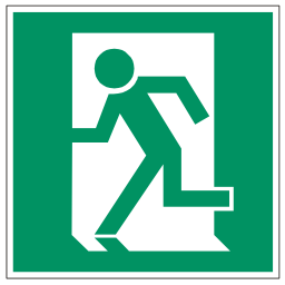 Pictogram din exit icon 256x256