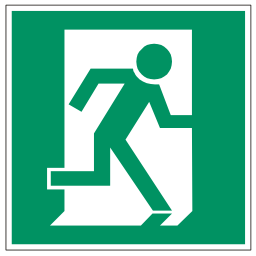 Pictogram din exit icon 256x256