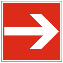 Pictogram din direction right icon 256x256