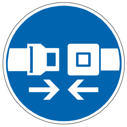 Pictogram din fasten seat belt icon 256x256