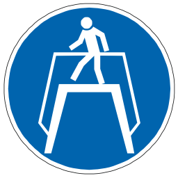 Pictogram din use walkway icon 256x256