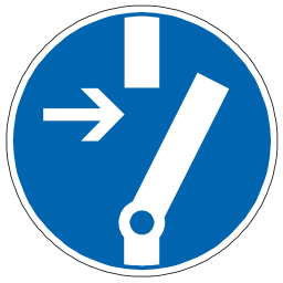 Pictogram din turn before starting icon 256x256