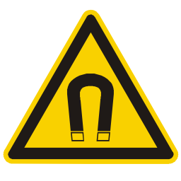 Pictogram din strong magnetic field icon 256x256