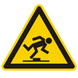 Pictogram din trip hazard icon 256x256