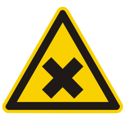 Pictogram din noxious or irritating materials icon 256x256