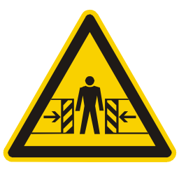 Pictogram din danger of crushing icon 256x256