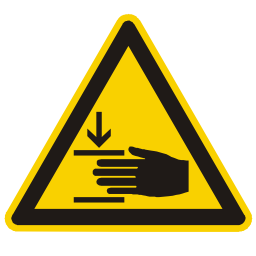 Pictogram din rish of hand injury icon 256x256