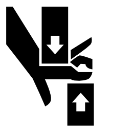 Pictograms aem force applied to hand two directions icon 256x256
