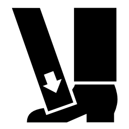 Pictograms aem force applied to foot icon 256x256