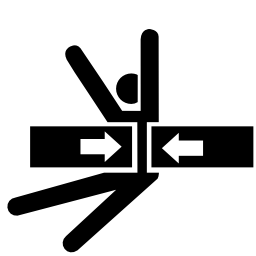 Pictograms aem force applied to body two directions icon 256x256