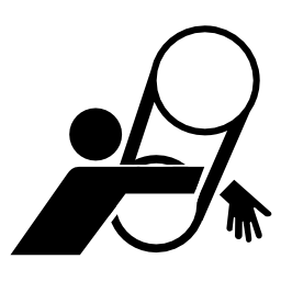 Pictograms aem belt drive icon 256x256