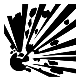 Escalafón de las Fuerzas Armadas Imperiales Pictograms-aem-0023-explosive_material