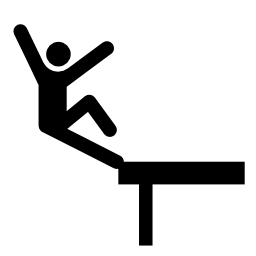 Pictograms aem falling from height icon 256x256