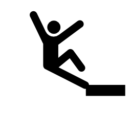 Pictograms aem falling from edge icon 256x256