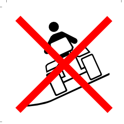 Pictograms aem do not operate on slope icon 256x256