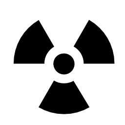 Pictograms aem radiation hazard icon 256x256