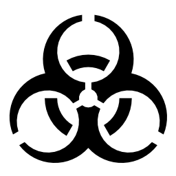 Pictograms aem biological hazard icon 256x256