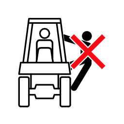 Pictograms aem no riders no hangers on icon 256x256