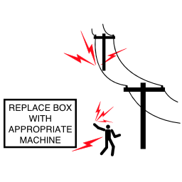 Pictograms aem live electrical wire contact icon 256x256