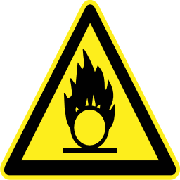 Pictograms hazard signs icon 256x256